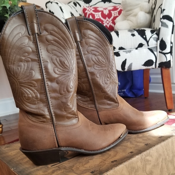 Laredo Shoes - 𝅺 Laredo Women's Leather Cowboy Boots